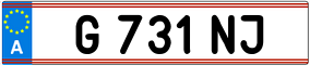 Truck License Plate